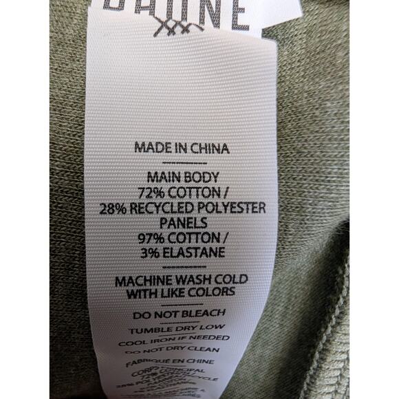 Rhone Heritage Midweight Hoodie Mens XL Olivine Heather Stretch Drawstring NWT - Picture 5 of 6